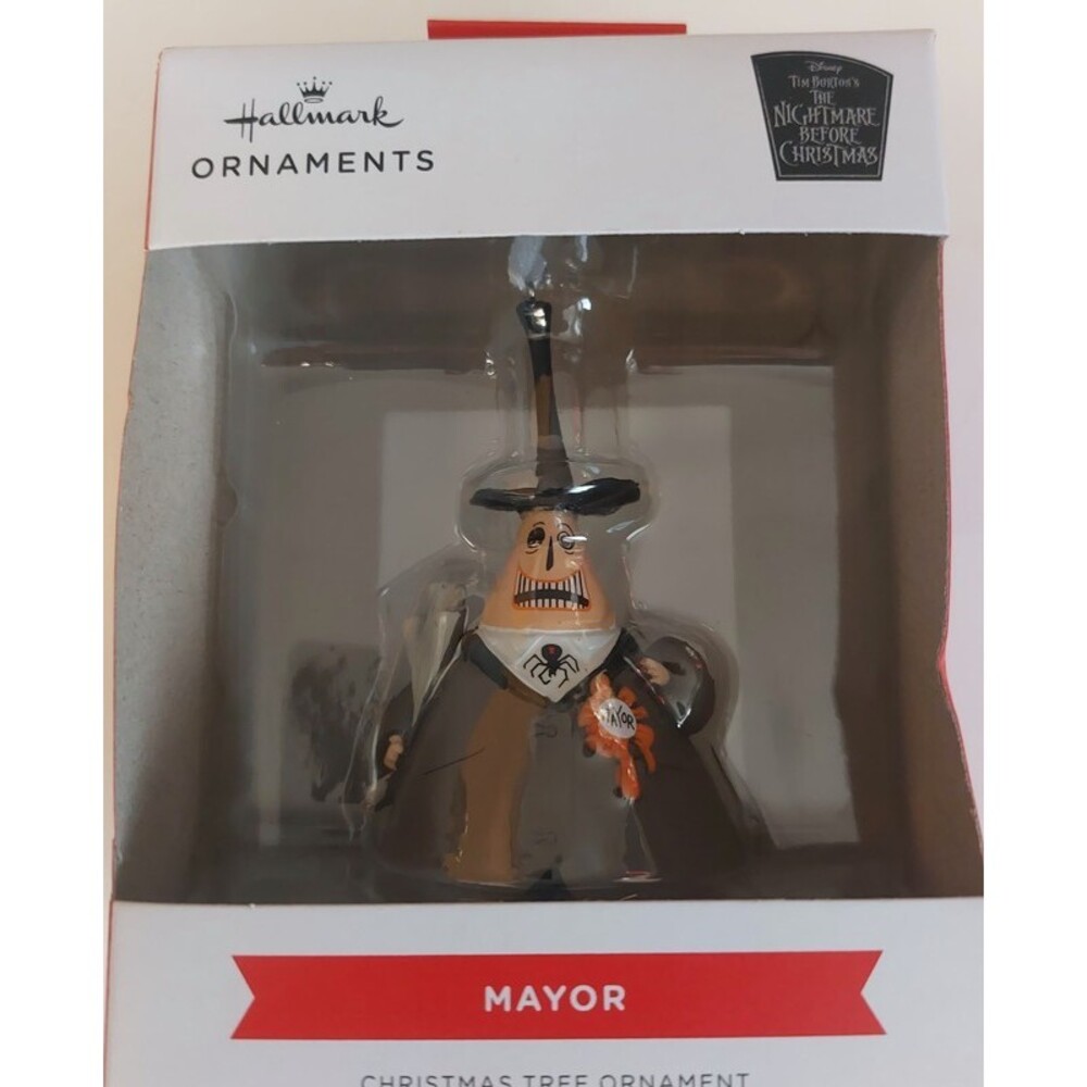 Hallmark Tree Ornament 2022 The Nightmare Before Christmas MAYOR - Picture 2 of 3
